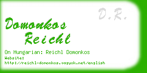 domonkos reichl business card